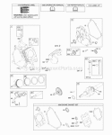 Camshaft Crankcase Cover Crankshaft Cylinder Lubrication Piston Group Diagram and Parts List for 12R212-0366-E1  Briggs and Stratton Engine